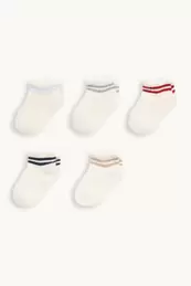 Multipack 5er - Baby-Socken - gerippt