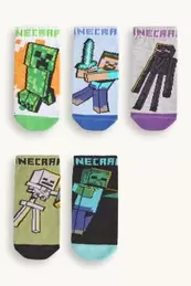 Multipack 5er - Minecraft - Socken mit Motiv