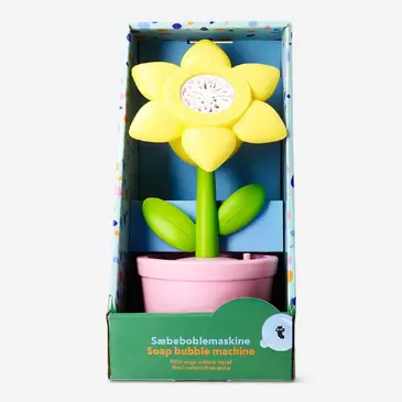Seifenblasenmaschine mit Licht - Blume