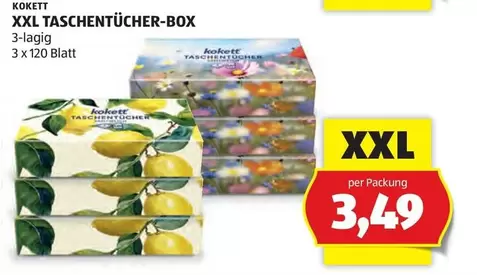 XXL TASCHENTÜCHER-BOX