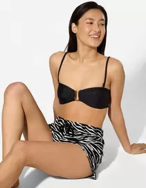 Badehose - AnimalPrint - Schwarz