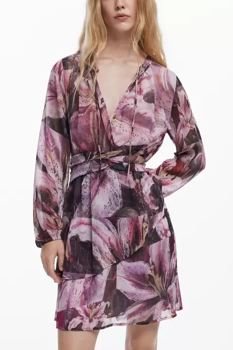 Luftiges Orchideenkleid