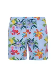Schnelltrocknende Badeshorts mit floralem Print