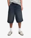 Oversized Washed Denim Shorts in lockerer Passform