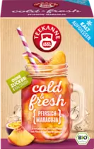 Früchtetee Cold & Fresh Pfirsich Maracuja, 45 g