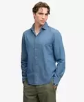 Essentials Chambray Hemd mit lockerer Passform