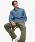 Essentials Chambray Hemd mit lockerer Passform