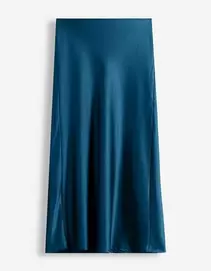 Rock - Satin - Dunkelblau