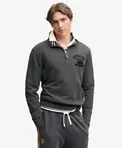Tonaler Sweatshirt mit Reißverschluss