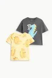 Multipack 2er - Dino - Kurzarmshirt