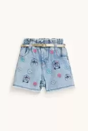 Lilo & Stitch - Jeans-Shorts mit Gürtel