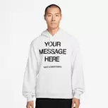 "Your Message Here" Graphic Fleece Hoodie