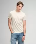 Essential Serif Logo T-Shirt schmale Passform