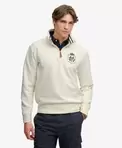 Gothic Varsity Sweatshirt mit lockerer Passform