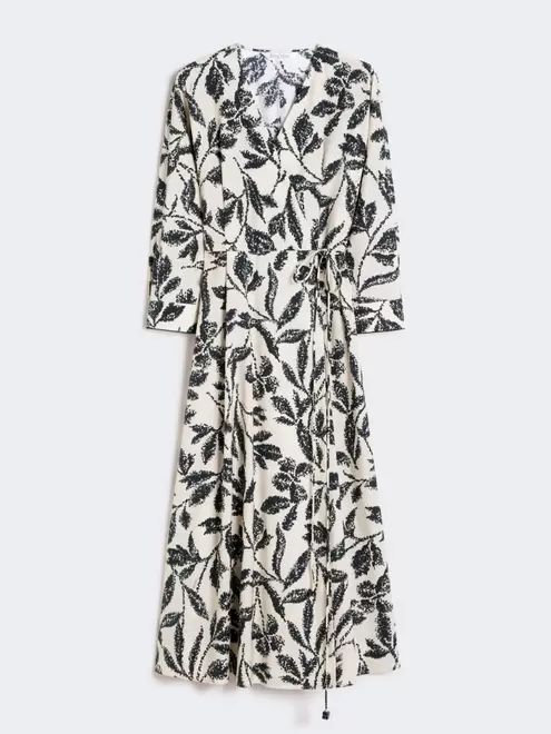 Kleid aus bedruckter Popeline