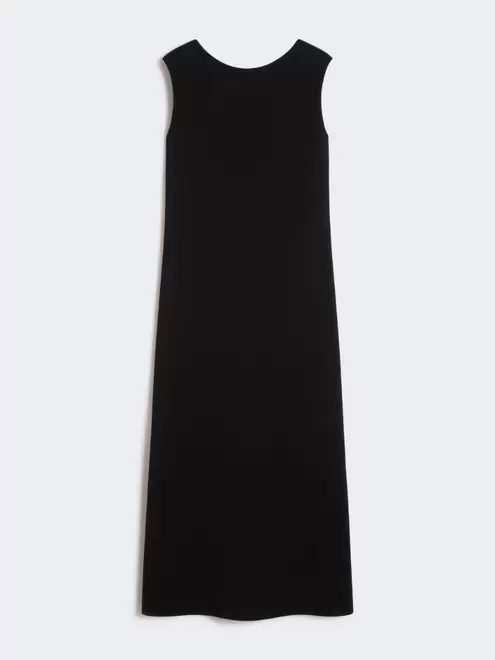 Langes Kleid aus Scuba Jersey