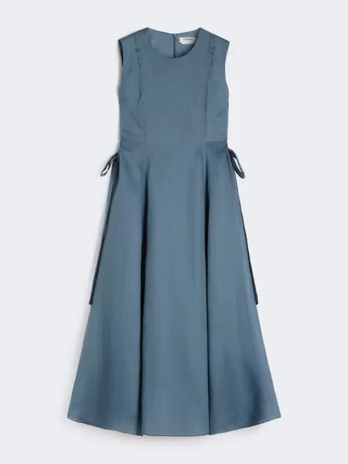 Langes Kleid aus Ramie