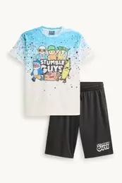Stumble Guys - Shorty-Pyjama - 2 teilig