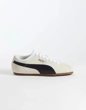 PUMA – Tackle – Sneaker in Wollweiß und Schwarz