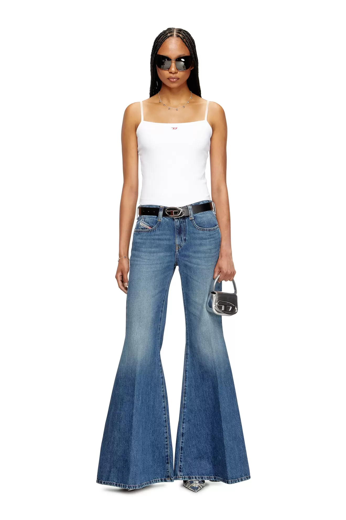 Flare Jeans Low Waist 1970 D-Bleess