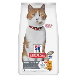 Hill's Science Plan Sterilised Adult Katze Trockenfutter mit Huhn