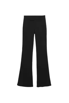 Bootcut-Hose mit halbhohem Bund