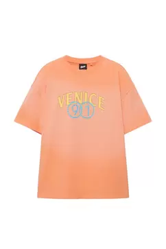 T-Shirt mit Venice-Print