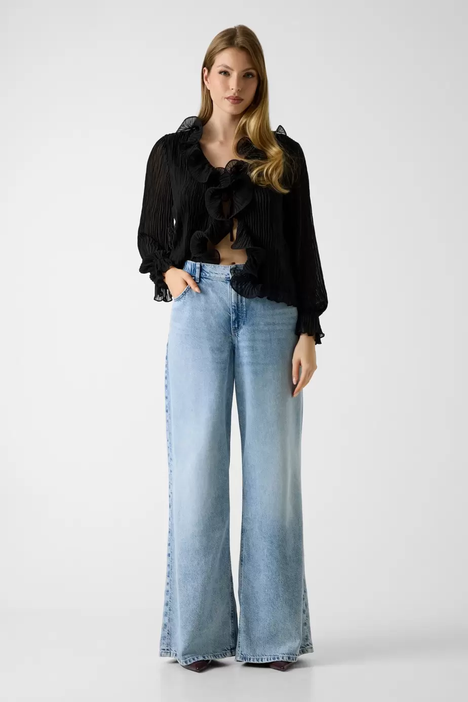 Jeans de pierna ancha