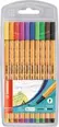 STABILO Fineliner point 88 10er Pack Standardfarben