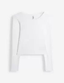 Cropped Shirt - Cropped - Weiß