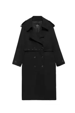 Langer Trenchcoat