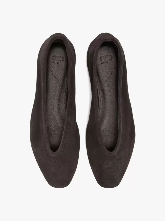 Ballerinas aus Wildleder