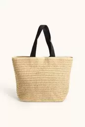 Großer Stroh-Shopper