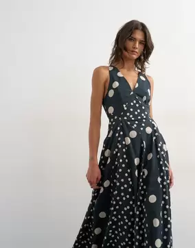 TSINGE Langes Kleid