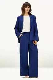 Business-Hose - High Waist - Wide Leg