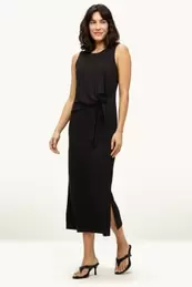 Viskose-Kleid - Straight Fit