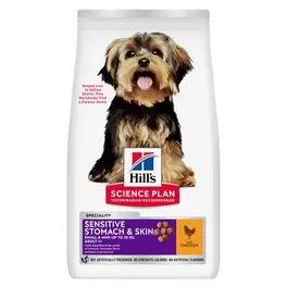 Hill's Science Plan Sensitive Stomach & Skin Mini Hund Trockenfutter Huhn