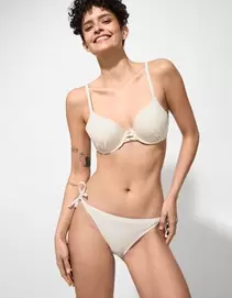 Badehose - Lurex - Off-White