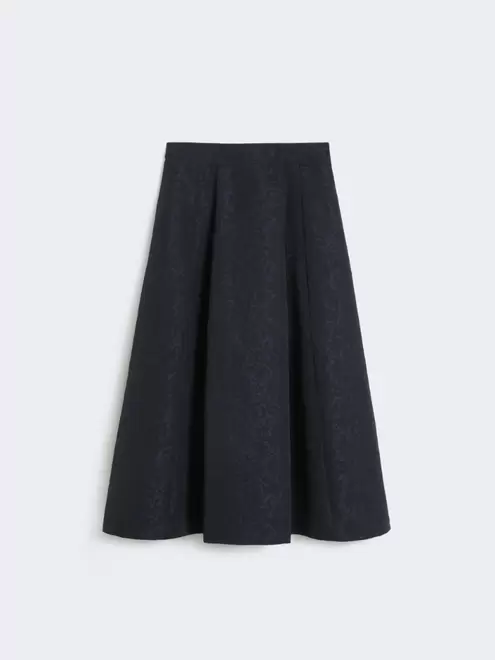 Faltenrock aus Jacquard