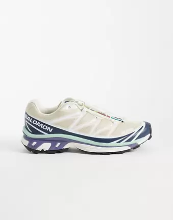 Salomon XT-6 Sneaker in Tapioca und Spellbound