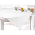 Stickmitteldecke, weiß