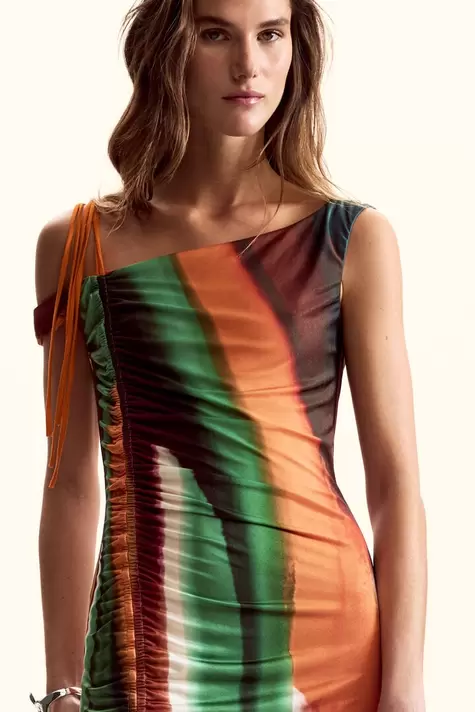Gestreiftes kleid M. Christian Lacroix
