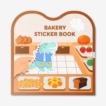 Stickerbuch - Bäckerei