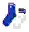 2-Pack Beer & Stripe Sneaker Socks