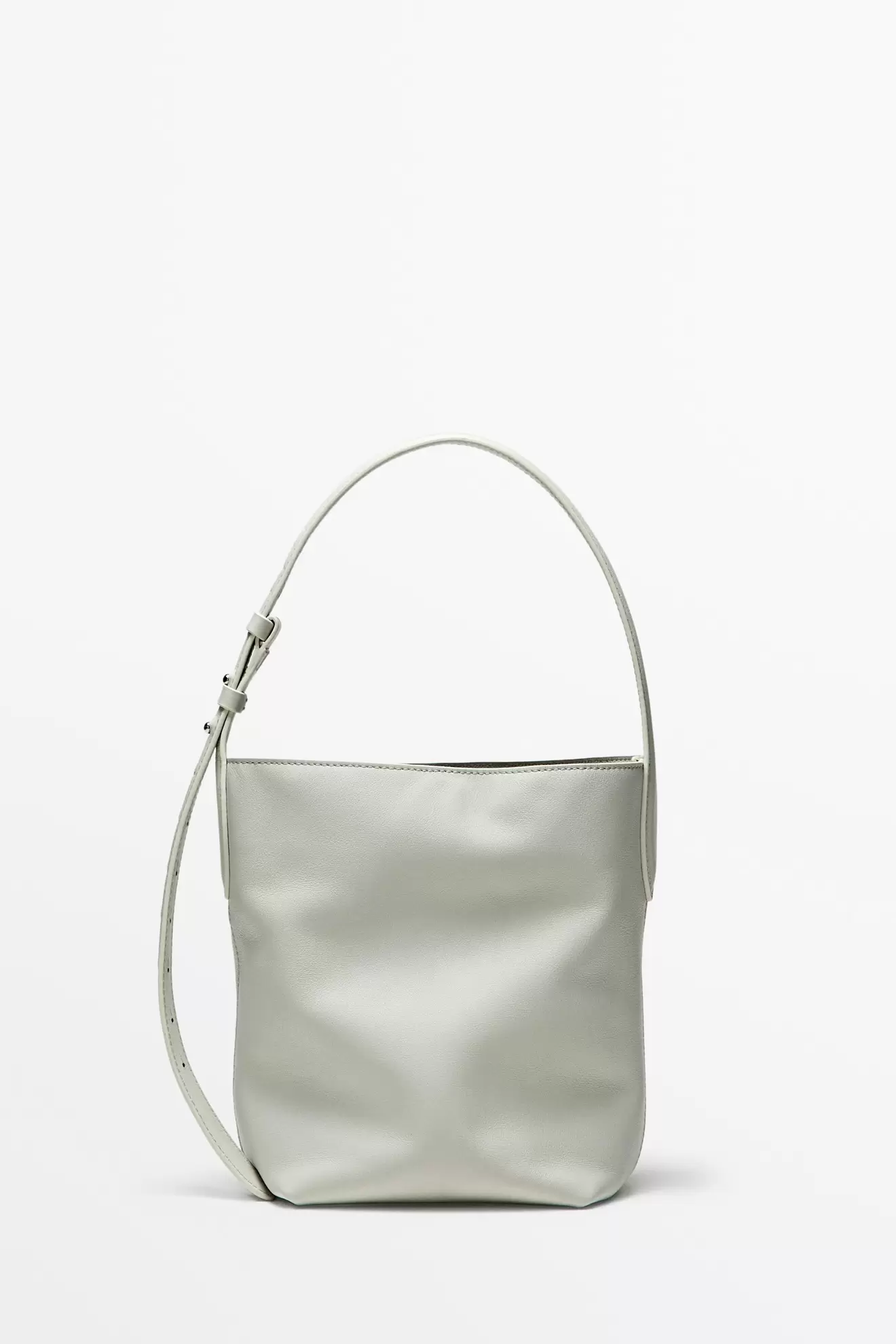Mini-Beuteltasche aus Nappaleder