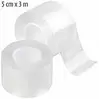 AGT 6m Doppelseitiges Nano-Klebeband, 5cm Breite, Tragkraft 110 g/cm²