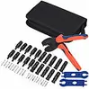 (0% MwSt) revolt 44-teiliges Solarpanel-Steckeranschluss-Set mit Crimpzange und Tasche