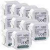 Luminea Home Control 10er-Set WLAN-Unterputzmodule für smarte Rollladen, App & Sprachbefehl