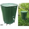Royal Gardineer Faltbare Regentonne mit Deckel, 500 l, 620 GSM-PVC, Schlauchanschluss