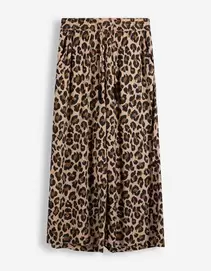 Hose - Leopardenmuster - Braun